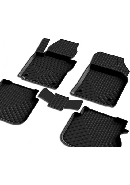 Ford Tourneo Connect 1 Ferrous 4d Havuzlu Kauçuk Paspas 2002 2014