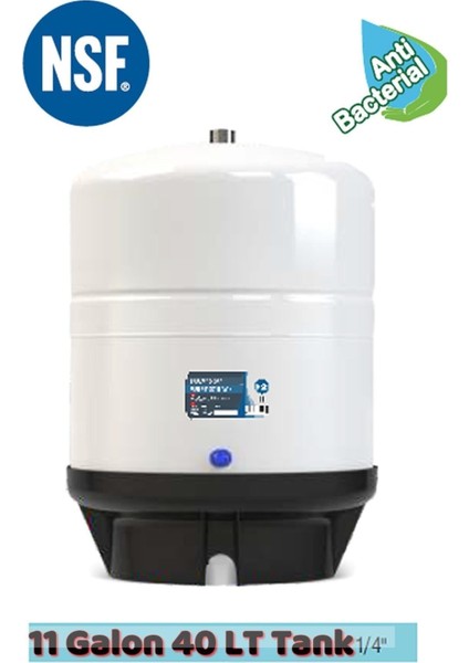Günde 1100 Lt Arıtma Kapasiteli 40 Lt Tank Hediye 300 Gpd Direk Akışlı Su Arıtma Cihazı fırsatları