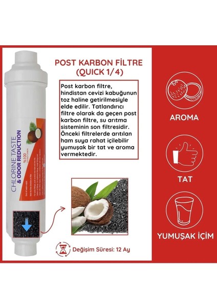 Açık Kasa Su Arıtma Cihazı Filtresi 5li Filtre Seti Çift Spun Eco Vontron Membranlı indirimleri