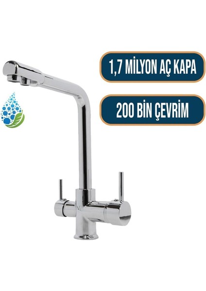 Su Arıtma İçin 3 Yollu Batarya Sıcak-Soğuk- Arıtmalı