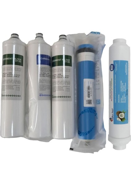 Su Arıtma Cihazı Comtech Uyumlu 5li Filtre Seti