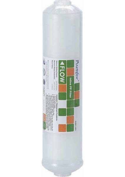 Purefer Inline Sediment Tortu Filtresi Nsf Sertifikalı K14-PP-WW
