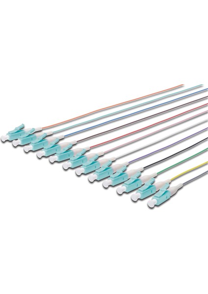 Lc/upc Fiber Pigtail, 50/125 Μ, Multimode, 0.9mm Simplex, 2 Metre, Class Om3, Lszh, Birim Fiyatıdır
