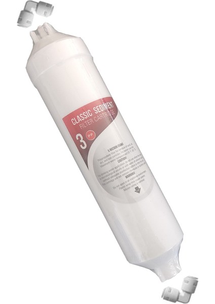 Kapalı Kasa 12 Inç Su Arıtma Cihazı Filtresi Inline 6 Aylık Set fırsatları