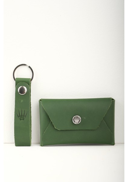 Hediye Seti Deri Buttero Yeşil Cüzdan&anahtarlık fırsatları