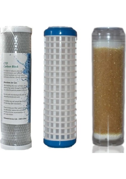 Bina Girişi Yedek Filtre Seti(Yıkanabilir - Blok Karbon - Reçine)