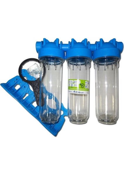 Atlas Filtri Atlas 10" Dp Trıo Housıng 3/4" Filtre Kabı Boş