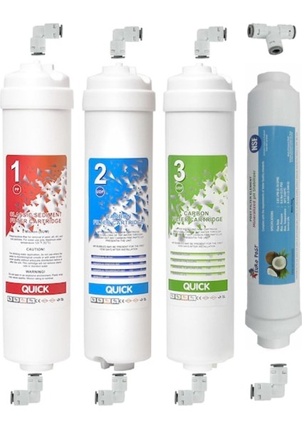 18 Aylık Su Arıtma Cihazı Yedek Filtre Seti