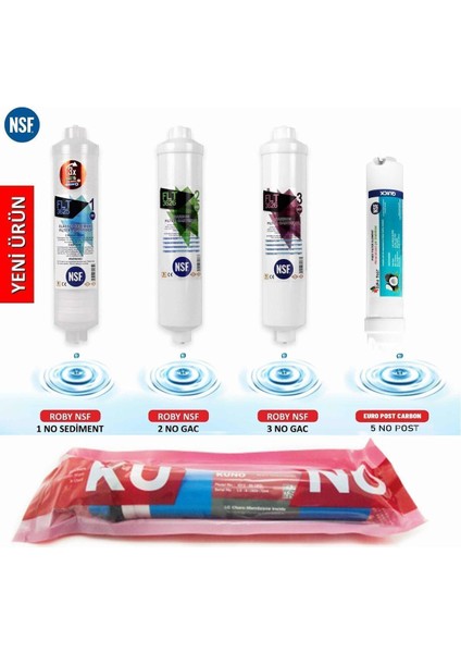 Su Arıtma Cihazı Filtresi Kuno Membranlı Nsf Onaylı