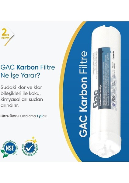 3'lü Su Arıtma Cihazı Quick Filtre Seti modelleri