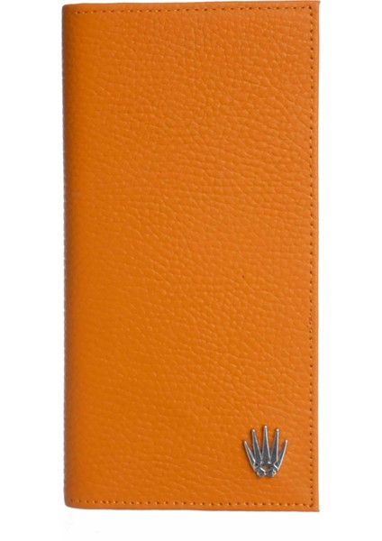 Parıs Turuncu Deri Telefon Cüzdanı fiyatları