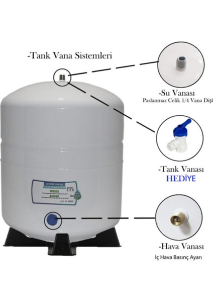 Usa Membranlı 12 Lt Depolu Su Arıtma Cihazı fiyatları