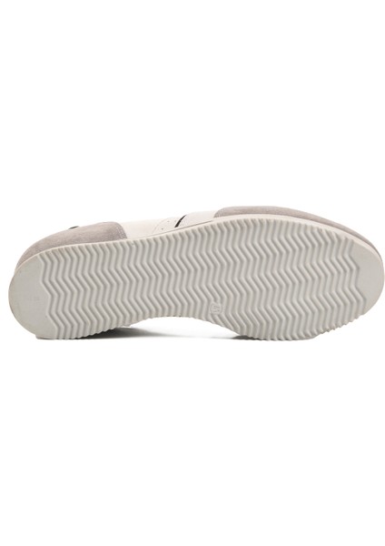 Gri-Beyaz Hakiki Deri Erkek Günlük Ayakkabı indirimleri