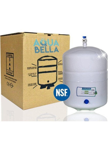 Tr Tank Su Arıtma Cihazı Tankı Nsf Sertifikalı 8 Lt