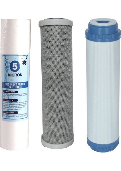 Daire Girişi Su Arıtma Cihazı Yedek Filtre Seti