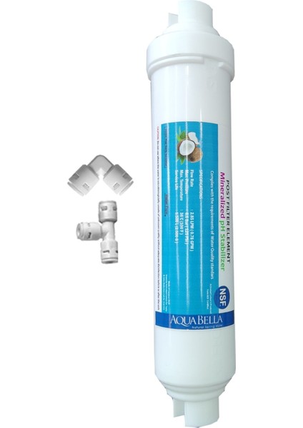 Aqua Turco Su Arıtma Cihazları İçin Kokonat Bazlı Tatlandırıcı Filtre