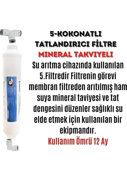 Kapalı Kasa Silver Su Arıtma Cihazı Uyumlu 5li Filtre Set Inline indirimleri