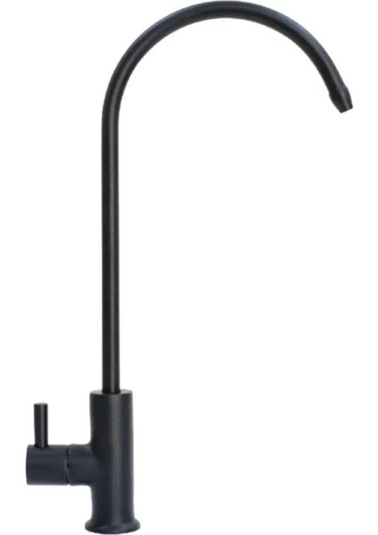 Su Arıtma Cihazı İçin Lüks Musluk Mat Siyah - Su Arıtma Cihazı Bataryası Mat Siyah Siyah-Lüks