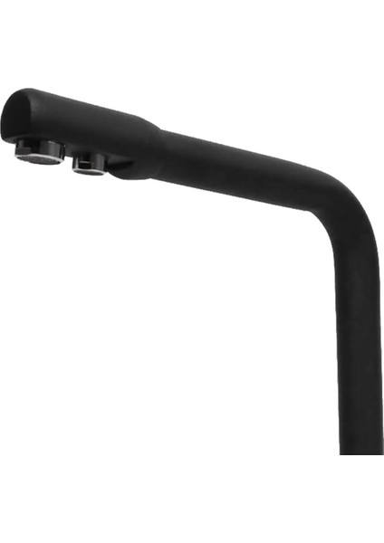 Lüx Arıtmalı Mutfak 3 Yollu Siyah Lüx Evye Batarya Musluk Siyah modelleri