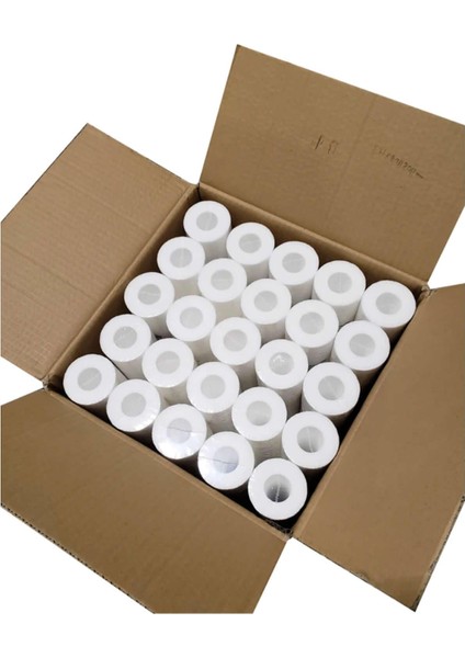 Açık Kasa Su Arıtma Cihazı 10 Inç 1 Mikron Sediment Spun Filtre (50 Adet)