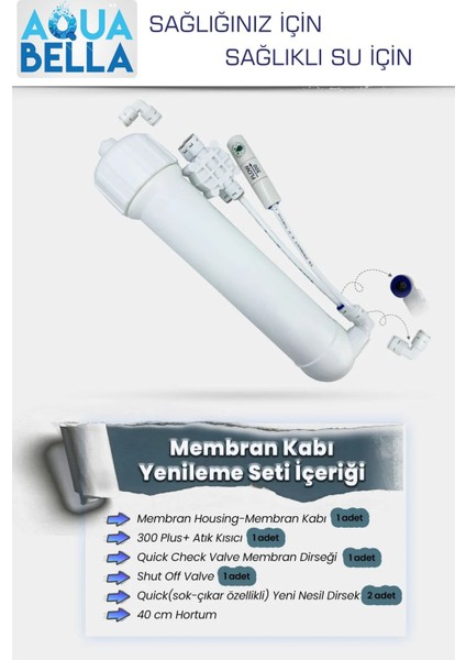 Membran Yenileme Kiti - Membran Kabı, Flow, Shut Off Hazır Set fiyatları