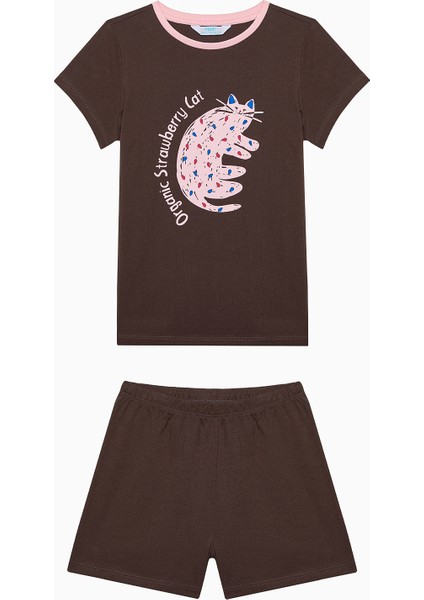 Kız Çocuk Meowberry Çok Renkli 2li Pijama Takımı
