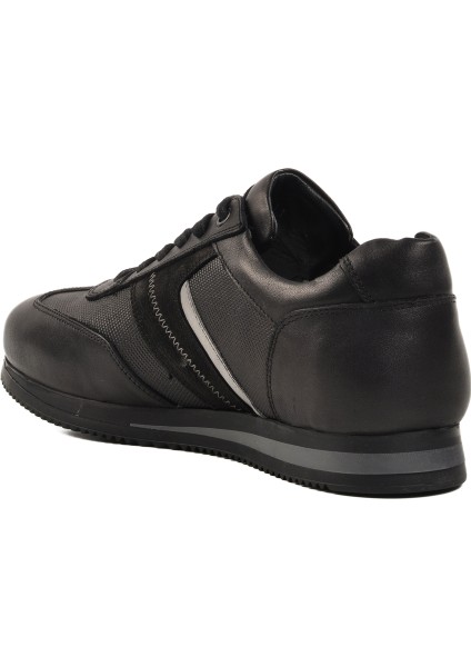 Siyah Hakiki Deri Erkek Günlük Ayakkabı fırsatları