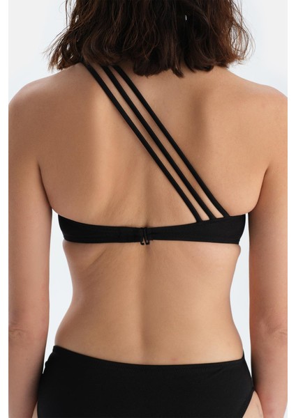 Siyah Tek Omuz Mayokini indirimleri