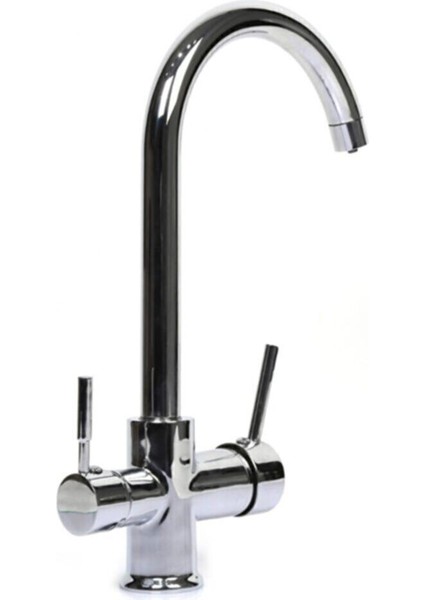 Su Arıtma Cihazı Musluk 3 Yollu Arıtmalı Evye Musluk