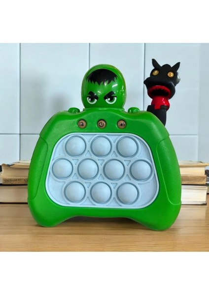 Hulk Figürlü Işıklı Müzikli Pop-It Eğitici Oyuncak