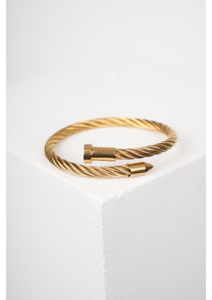 THICK MATEO GOLD ÇELİK BİLEKLİK