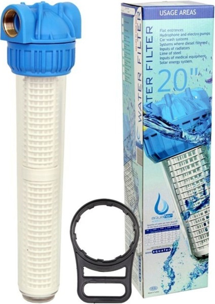 20 Inç Yıkanabilir Su Arıtma Filtresi (1 1/4 Inç Girişli) fiyatları