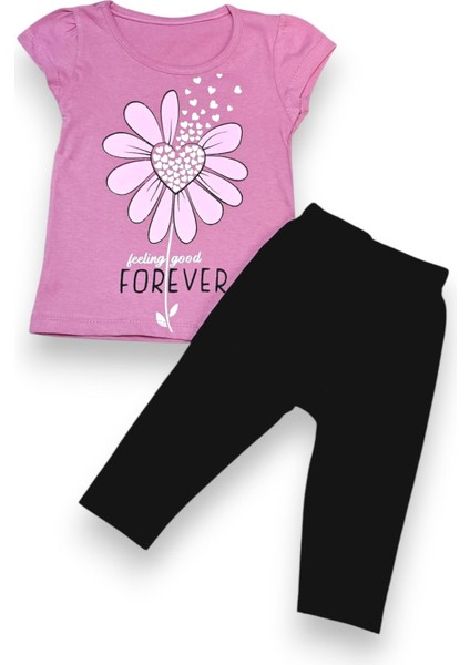 Forever Kız Çocuk Taytlı Takım