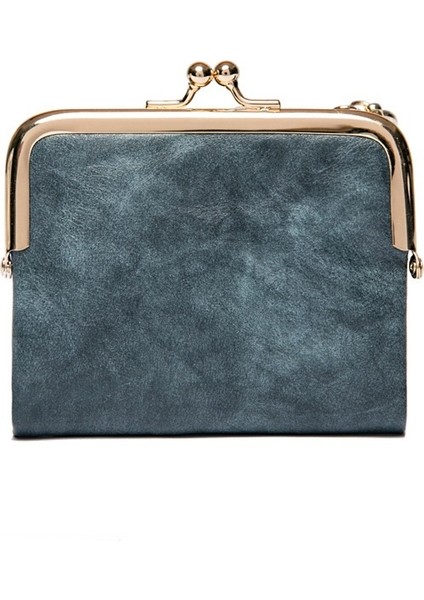 Kadın Kısa Cüzdan Klip Bozuk Para Cüzdanı (Yurt Dışından)