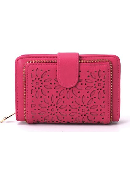 Çok Kartlı Içi Boş Bayan Cüzdan Kısa Fermuarlı Toka Cüzdan (Yurt Dışından)