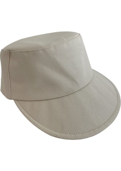 Ingiliz Sivri Şapka Kadın Yaz Büyük Kafa Yüzünün Etrafında Küçük Güneşlik Güneş Koruyucu Şapka (Yurt Dışından)