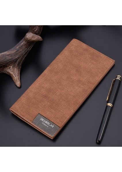 Ince Erkek Moda Panel Yumuşak Yan Uzun Cüzdan (Yurt Dışından) modelleri
