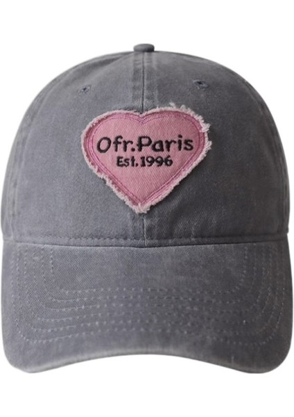 Aşk Retro Yumuşak Üst Siperlik Amerikan Beyzbol Şapkası (Yurt Dışından)