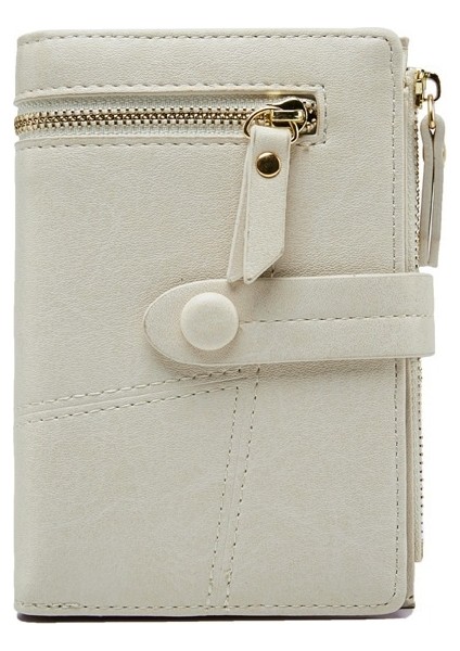 Kadın Kısa Cüzdan Fermuarlı Katlanır Bozuk Para Cüzdanı (Yurt Dışından)