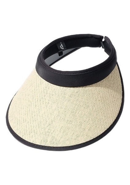 Kabuk Güneş Şapkası Kadın Uv Koruması Yaz Yüz Plaj Güneşlik Şapka (Yurt Dışından)