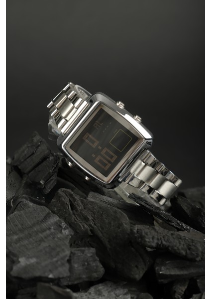 DIGITAL LED SILVER KOL SAATİ