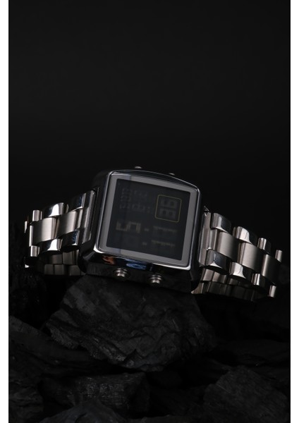 DIGITAL LED SILVER KOL SAATİ