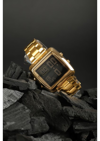 DIGITAL LED GOLD KOL SAATİ