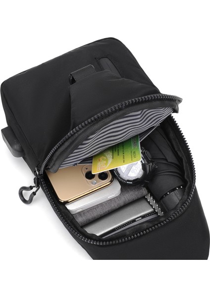 Dış Mekan Hafif Messenger Çanta Erkek Modası Basit Omuz Çantası (Yurt Dışından) fiyatları