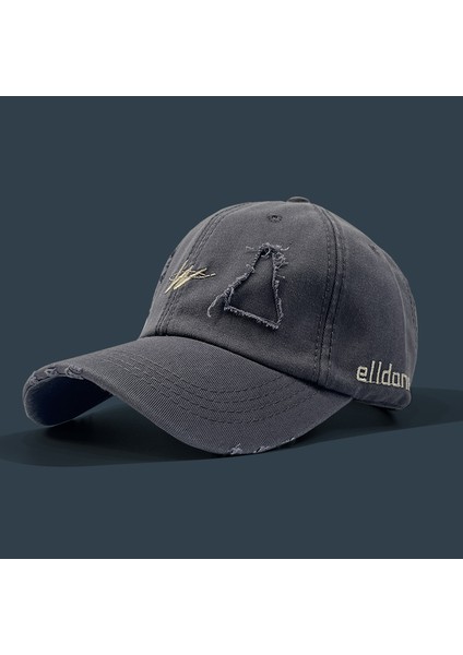 Mektup Nakışı Yeni Stil Delikli Şapka Çok Yönlü Moda Kap (Yurt Dışından)