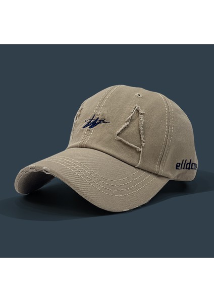 Mektup Nakışı Yeni Stil Delikli Şapka Çok Yönlü Moda Kap (Yurt Dışından)