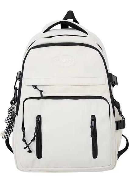 Basit Çift Sırt Çantası Ortaokul Öğrencisi Okul Çantası (Yurt Dışından)