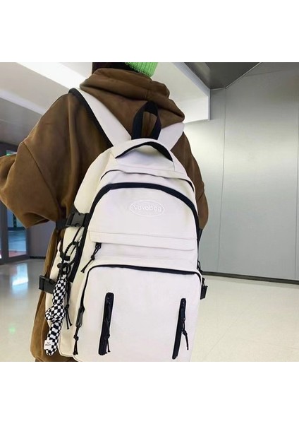 Basit Çift Sırt Çantası Ortaokul Öğrencisi Okul Çantası (Yurt Dışından) fiyatları