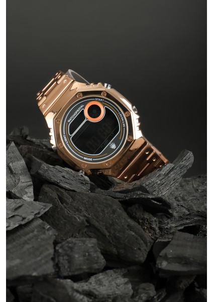 LED WOX ROSE GOLD KOL SAATİ