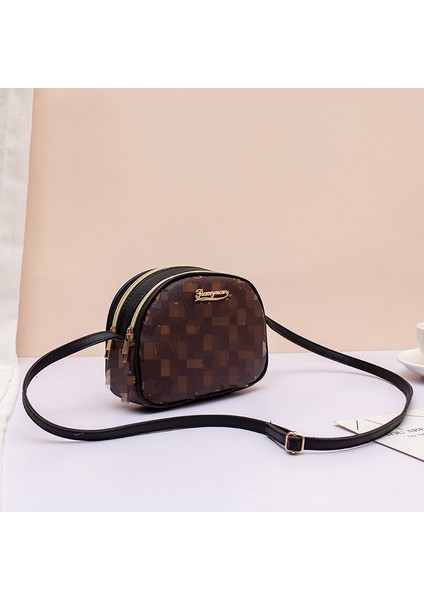 Klasik Retro Tarzı Eski Çiçek Çatışması Renkli Omuz Çantası Kadın Kişilik Omuz Çantası (Yurt Dışından)